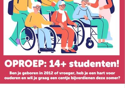 Oproep 14+ studenten !