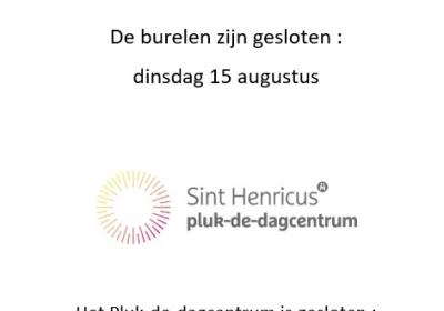 sluiting nav OLV-Hemelvaart